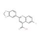 2-(1,3-Benzodioxol-5-yl)-6-chloroquinoline-4-carboxylic acid - chemical structure image