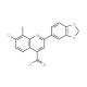 2-(1,3-benzodioxol-5-yl)-7-chloro-8-methylquinoline-4-carbonyl chloride - chemical structure image