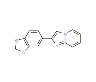 2-(1,3-Benzodioxol-5-yl)imidazo[1,2-a]pyridine (CAS 904813-74-7) - chemical structure image