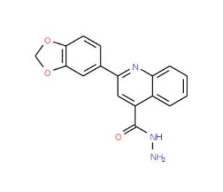 2-(1,3-Benzodioxol-5-yl)quinoline-4-carbohydrazide - chemical structure image