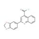 2-(1,3-benzodioxol-5-yl)quinoline-4-carbonyl chloride (CAS 1160264-91-4) - chemical structure image