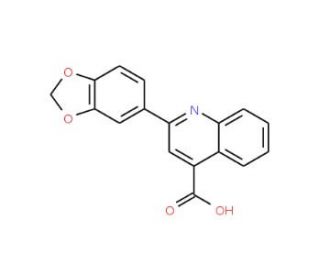 2-(1,3-Benzodioxol-5-yl)quinoline-4-carboxylic acid - chemical structure image