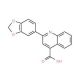 2-(1,3-Benzodioxol-5-yl)quinoline-4-carboxylic acid - chemical structure image