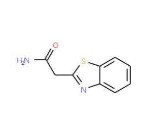 2-(1,3-benzothiazol-2-yl)acetamide (CAS 51542-41-7) - chemical structure image