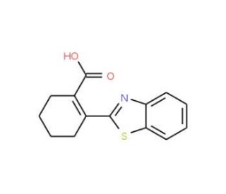 2-(1,3-Benzothiazol-2-yl)cyclohex-1-ene-1-carboxylic acid - chemical structure image