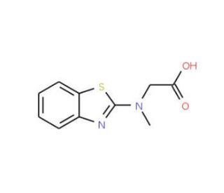 2-[1,3-benzothiazol-2-yl(methyl)amino]acetic acid - chemical structure image