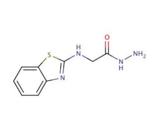 2-(1,3-benzothiazol-2-ylamino)acetohydrazide - chemical structure image