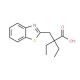 2-(1,3-benzothiazol-2-ylmethyl)-2-ethylbutanoic acid - chemical structure image