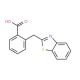 2-(1,3-benzothiazol-2-ylmethyl)benzoic acid (CAS 25108-21-8) - chemical structure image