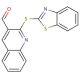 2-(1,3-benzothiazol-2-ylthio)quinoline-3-carbaldehyde - chemical structure image