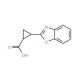 2-(1,3-Benzoxazol-2-yl)cyclopropanecarboxylic acid - chemical structure image