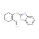 2-(1,3-benzoxazol-2-ylthio)cyclohex-1-ene-1-carbaldehyde - chemical structure image