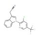 2-{1-[3-Chloro-5-(trifluoromethyl)-2-pyridinyl]-1H-indol-3-yl}acetonitrile - chemical structure image
