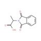 2-(1,3-Dihydro-1,3-dioxo-2H-isoindol-2-yl)propanoic acid (CAS 21860-84-4) - chemical structure image