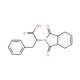 2-(1,3-dioxo-1,3,3a,4,7,7a-hexahydro-2H-isoindol-2-yl)-3-phenylpropanoic acid - chemical structure image