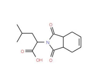 2-(1,3-Dioxo-1,3,3a,4,7,7a-hexahydro-isoindol-2-yl)-4-methyl-pentanoic acid (CAS 69705-72-2) - chemical structure image