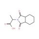 2-(1,3-Dioxo-octahydro-isoindol-2-yl)-propionic acid - chemical structure image