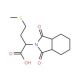 2-(1,3-dioxooctahydro-2H-isoindol-2-yl)-4-(methylthio)butanoic acid - chemical structure image