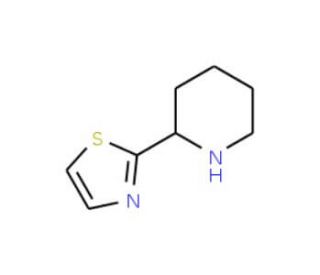 2-(1,3-Thiazol-2-yl)piperidine (CAS 526183-08-4) - chemical structure image