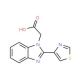 [2-(1,3-thiazol-4-yl)-1H-benzimidazol-1-yl]acetic acid - chemical structure image