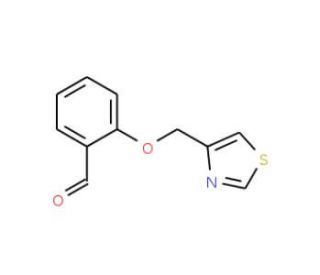 2-(1,3-thiazol-4-ylmethoxy)benzaldehyde - chemical structure image