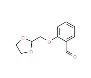 2-([1,3]Dioxolan-2-ylmethoxy)-benzaldehyde (CAS 23145-22-4) - chemical structure image