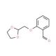 2-([1,3]Dioxolan-2-ylmethoxy)-benzaldehyde (CAS 23145-22-4) - chemical structure image