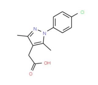 2-[1-(4-chlorophenyl)-3,5-dimethyl-1H-pyrazol-4-yl]acetic acid - chemical structure image