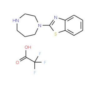2-(1,4-Diazepan-1-yl)-1,3-benzothiazoletrifluoroacetic acid salt - chemical structure image