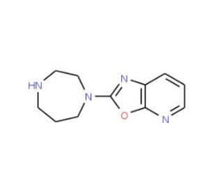 2-(1,4-Diazepan-1-yl)[1,3]oxazolo[5,4-b]pyridine (CAS 1071369-53-3) - chemical structure image
