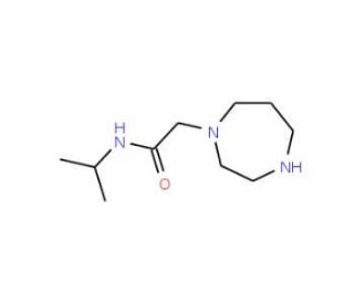 2-(1,4-diazepan-1-yl)-N-isopropylacetamide - chemical structure image