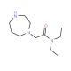 2-(1,4-diazepan-1-yl)-N,N-diethylacetamide - chemical structure image