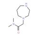 2-(1,4-diazepan-1-yl)-N,N-dimethylacetamide - chemical structure image