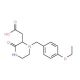 2-[1-(4-Ethoxybenzyl)-3-oxo-2-piperazinyl]-acetic acid - chemical structure image