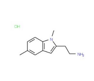 [2-(1,5-Dimethyl-1H-indol-2-yl)ethyl]aminehydrochloride - chemical structure image
