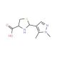 2-(1,5-Dimethyl-1H-pyrazol-4-yl)-1,3-thiazolidine-4-carboxylic acid - chemical structure image