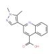 2-(1,5-Dimethyl-1H-pyrazol-4-yl)-quinoline-4-carboxylic acid - chemical structure image