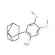 [2-(1-adamantyl)-4,5-dimethoxyphenyl]amine - chemical structure image