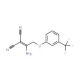 2-{1-Amino-2-[3-(trifluoromethyl)phenoxy]-ethylidene}malononitrile - chemical structure image