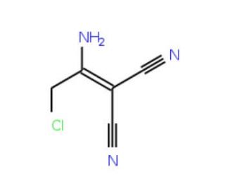 2-(1-Amino-2-chloroethylidene)malononitrile - chemical structure image