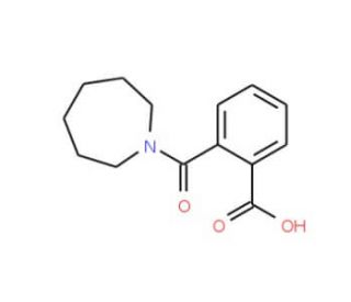 2-(1-Azepanylcarbonyl)benzoic acid - chemical structure image