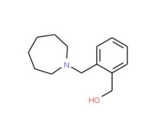[2-(1-Azepanylmethyl)phenyl]methanol (CAS 356539-02-1) - chemical structure image