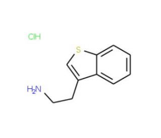2-(1-benzothiophen-3-yl)ethan-1-amine hydrochloride (CAS 19985-71-8) - chemical structure image