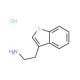 2-(1-benzothiophen-3-yl)ethan-1-amine hydrochloride (CAS 19985-71-8) - chemical structure image