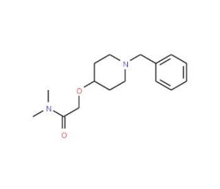 2-(1-Benzy-4-piperidinyloxy)-N,N-dimethylacetamide - chemical structure image