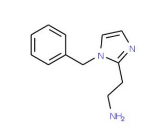 2-(1-benzyl-1H-imidazol-2-yl)ethanamine - chemical structure image