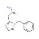 2-(1-benzyl-1H-imidazol-2-yl)ethanethioamide - chemical structure image