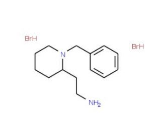 2-(1-Benzyl-piperidin-2-yl)-ethylaminedihydrobromide - chemical structure image