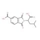 2-(1-Carboxy-3-methyl-butyl)-1,3-dioxo-2,3-dihydro-1H-isoindole-5-carboxylic acid 的分子结构 2-(1-Carboxy-3-methyl-butyl)-1,3-dioxo-2,3-dihydro-1H-isoindole-5-carboxylic acid - chemical structure image