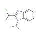 2-(1-chloroethyl)-1-(difluoromethyl)-1H-benzimidazole - chemical structure image